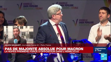 Législatives 2022 : la Nupes, première force d'opposition dans l'hémicycle
