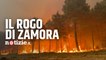 Spagna, le incredibili immagini dell’enorme rogo di Zamora: è il più esteso degli ultimi 10 anni