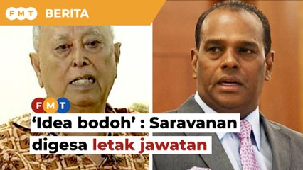 Sifatkan cadangan benar pendatang tanpa dokumen bekerja ‘idea bodoh’, Saravanan digesa letak jawatan