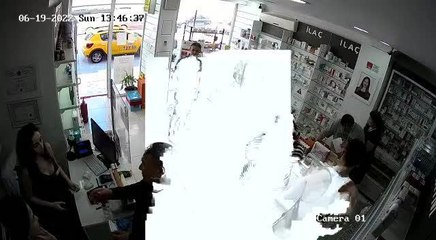 Son dakika gündem: Ataşehir'de Nöbetçi Eczacıya Saldıran Kişinin Ölüm Tehditleri Güvenlik Kamerasına Yansıdı
