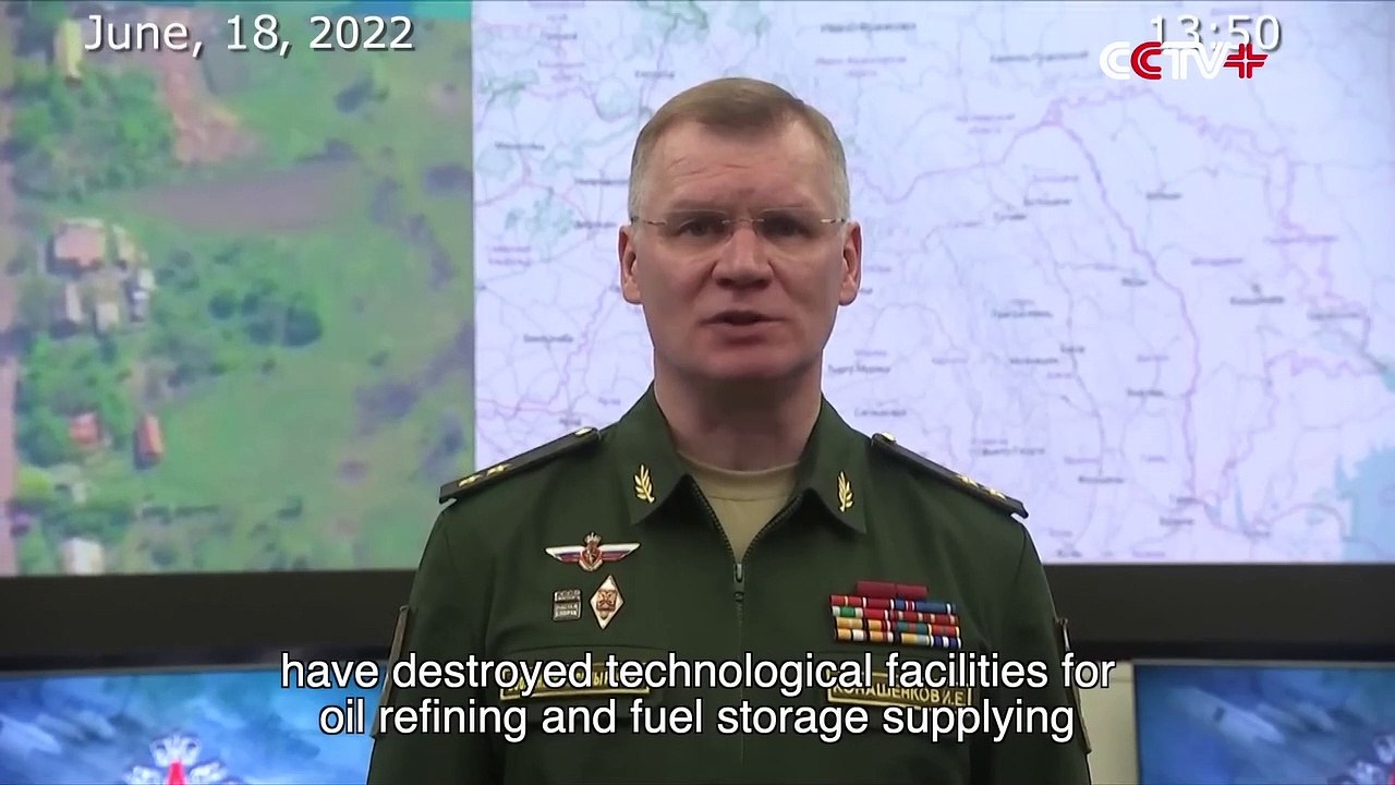 Russian Troops Strike Oil Facilities Supplying Ukrainian Military