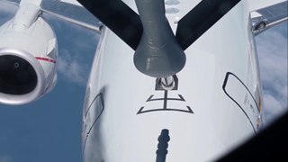 Kadena's 909th refuels Navy P-8 Poseidon