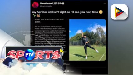 Naomi Osaka, nag-withdraw sa Wimbledon