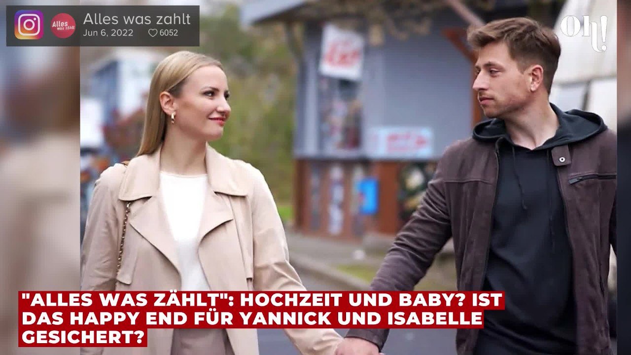 "Alles was zählt": Hochzeit und Baby? Ist das Happy End für Yannick und Isabelle gesichert?