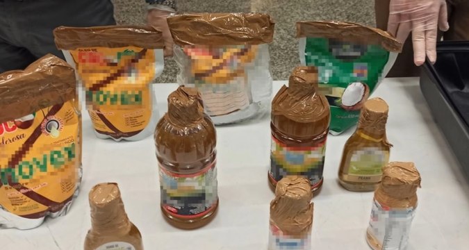 7 chli di cocaina liquida sequestrati in aeroporto Malpensa: arrestati narcos (20.06.22)