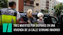 Tres muertos por disparos en una vivienda de la calle Serrano (Madrid)