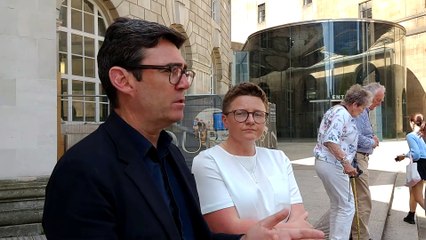 Mayor Andy Burnham on HS2 plans in Manchester