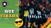 LANCE! Rápido: Botafogo venceu de forma heroica, Fluminense voltou a vencer e muito mais!
