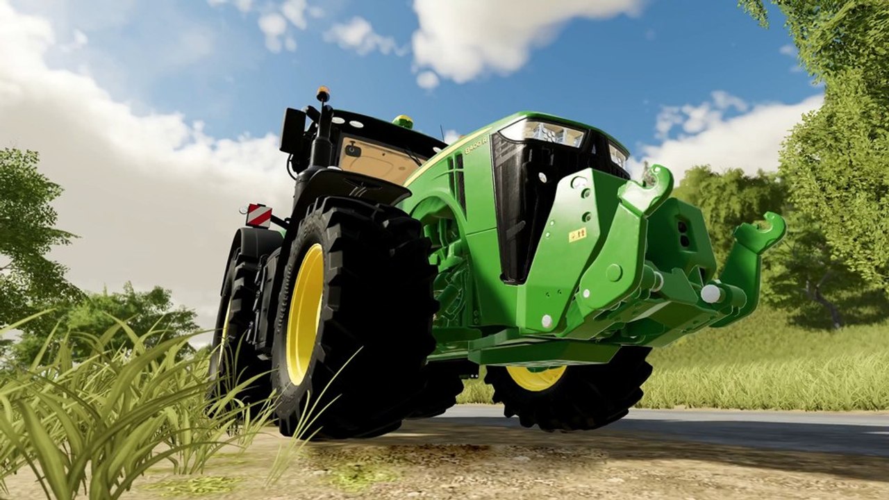 Landwirtschafts-simulator 19 - erstes gameplay-video zeigt den john deere 8400r