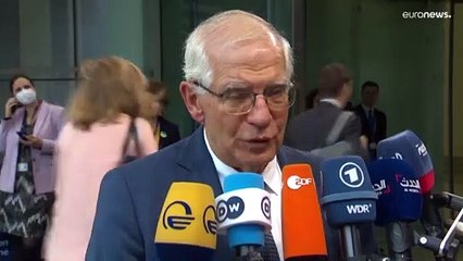 Download Video: Borrell: Russlands Blockade von Weizen in der Ukraine ist 