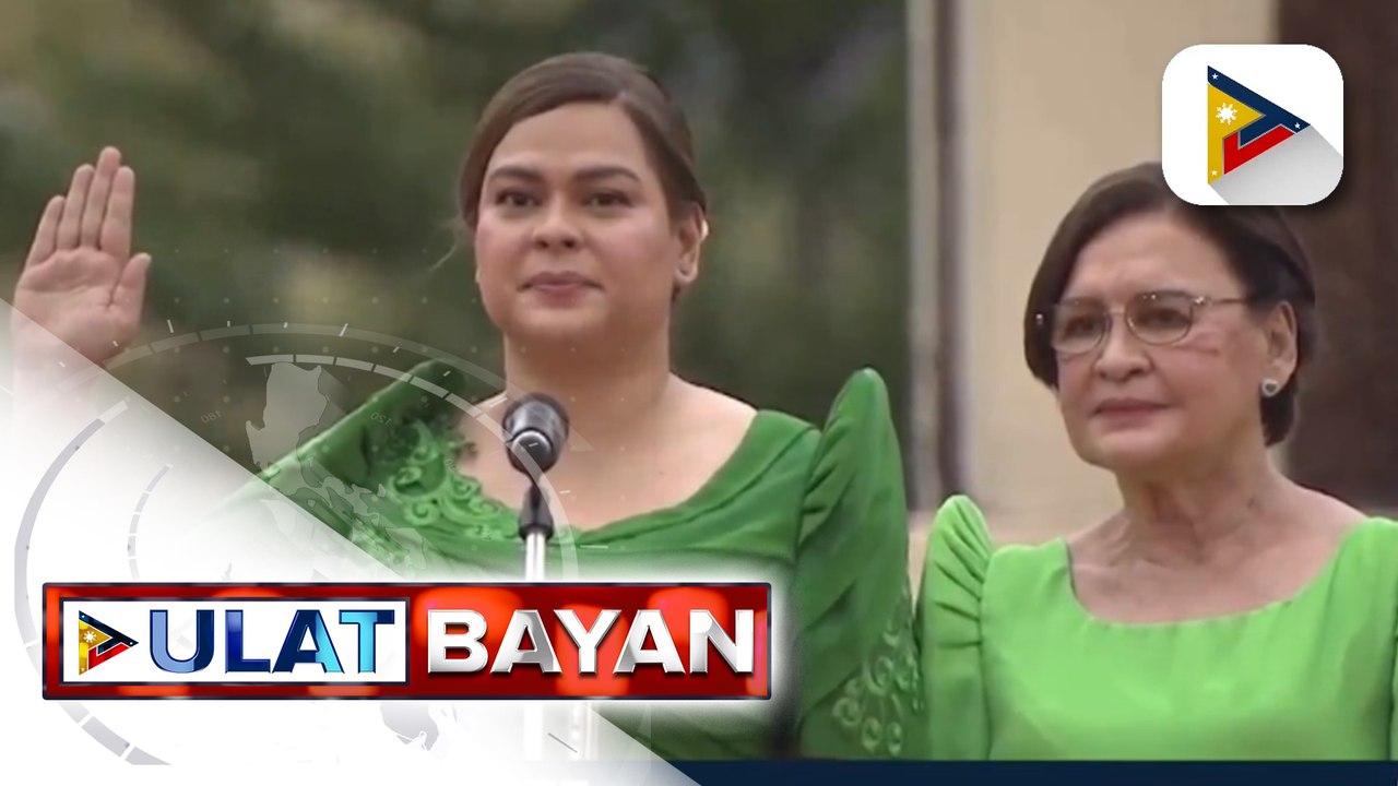 VP-elect Sara Duterte, pormal nang nanumpa bilang ikalawang pinakamataas na lider ng bansa