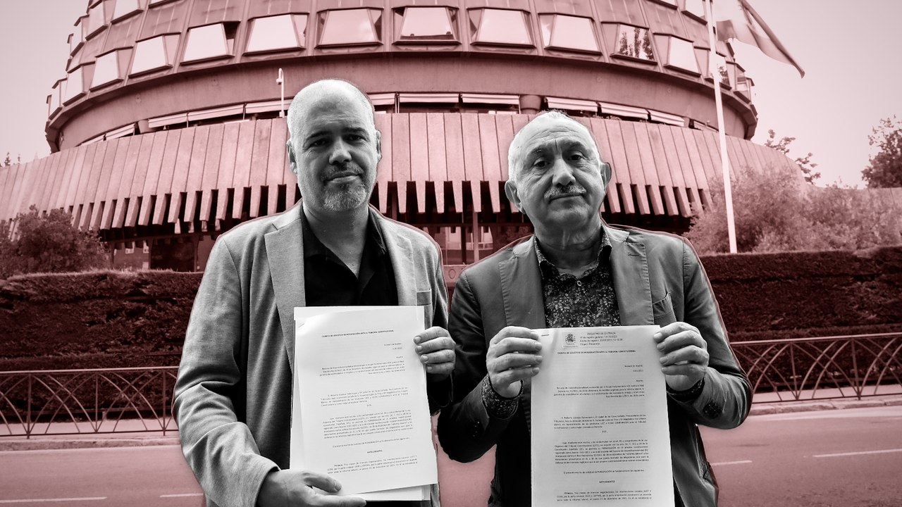 Los sindicatos se personan contra Vox en su recurso de inconstitucionalidad de la reforma laboral