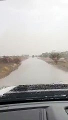 UAE weather: Rain in Khatm Al Shakla, Al Ain city