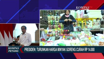 Video herunterladen: Jokowi Minta Mendag Turunkan Harga Minyak Goreng Curah