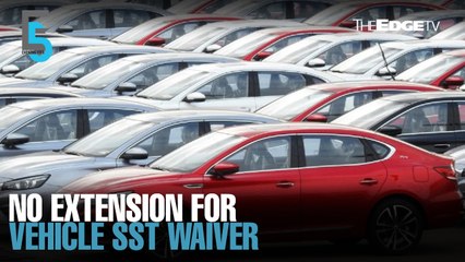 EVENING 5: No extension for vehicle SST waiver
