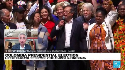 Gustavo Petro elected Colombia's first leftist president