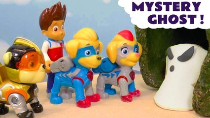 Paw Patrol Toys Story - Who Is The Mystery Ghost Cartoon for Kids Children
