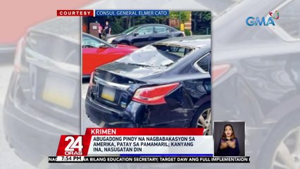 Abugadong Pinoy na nagbabakasyon sa Amerika, patay sa pamamaril; kanyang ina, nasugatan din | 24 Oras