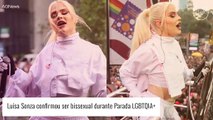 Luísa Sonza confirma ser bissexual e leva fãs à loucura durante Parada LGBTQIA : 'Pego minas também'