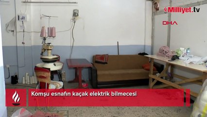 Komşu esnafın kaçak elektrik bilmecesi