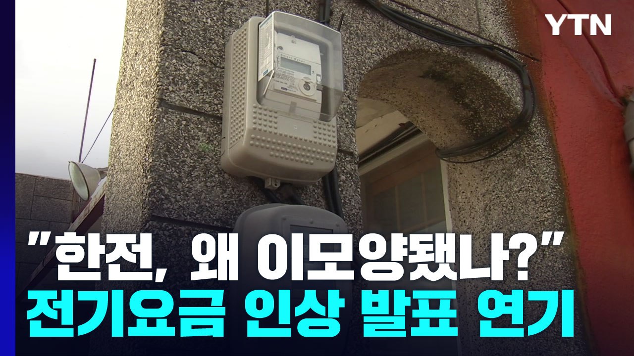 "한전, 왜 이 모양됐나?"...전기요금 인상 발표 연기 / YTN