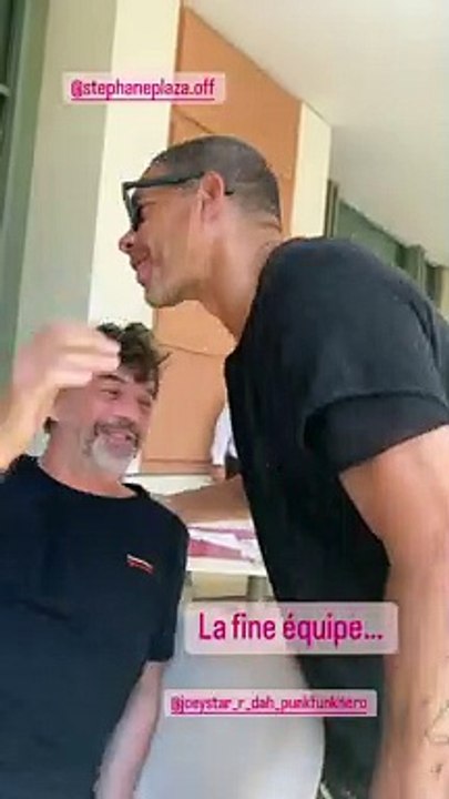 JoeyStarr rejoint Stéphane Plaza et son ex Karine Le Marchand pour un déjeuner dans le Sud de la France - Instagram