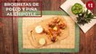 Brochetas de pollo y piña al chipotle | Receta fácil | Directo al Paladar México