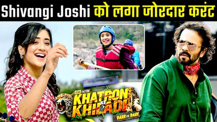 Khatron Ke Khiladi 12 में Shivangi Joshi को करेंट लगते ही निकली चीखें और आंसू
