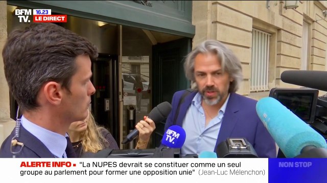 Pour Aymeric Caron, un groupe unique Nupes à l'Assemblée est encore jouable