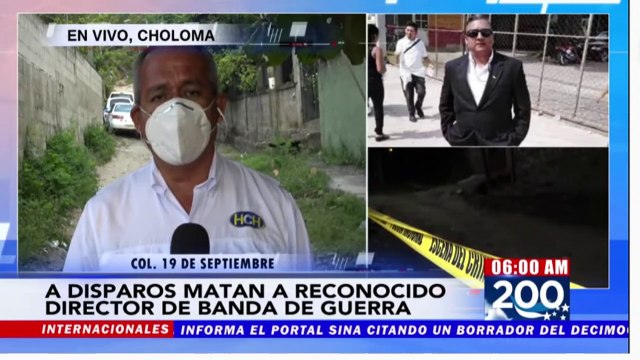 Choloma, Cortés: A disparos matan a reconocido director de banda de guerra