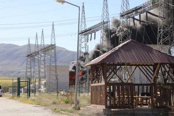 Son dakika haberleri | Başkale'de trafo merkezinde yangın çıktı