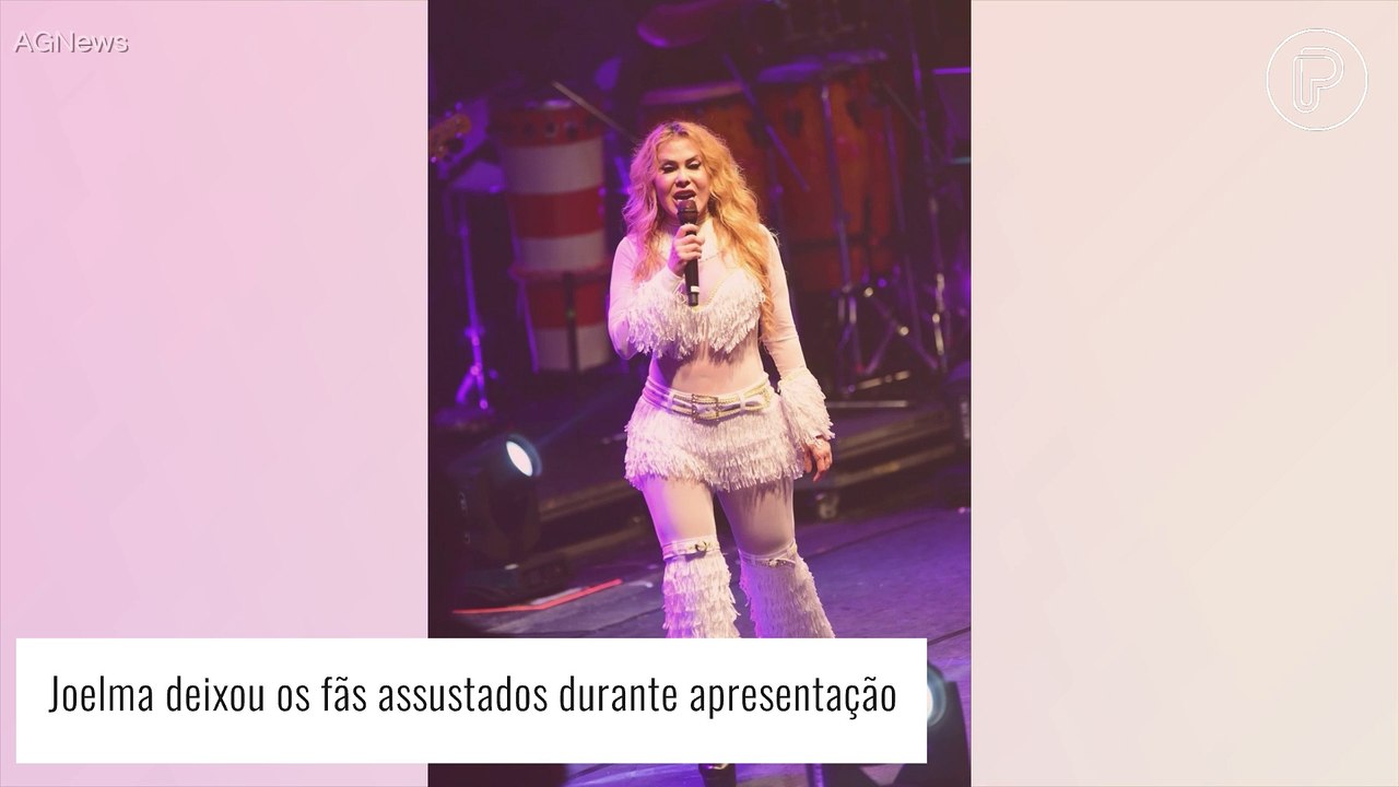 Joelma retoma agenda após internação e cai no palco durante show. Veja reação da cantora!
