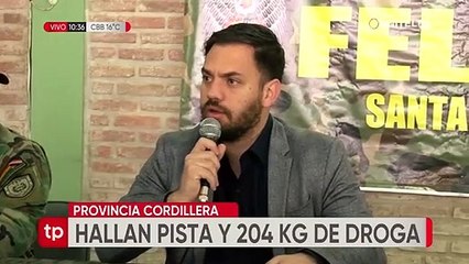 Secuestran una avioneta con droga en una pista clandestina en el municipio de Camiri