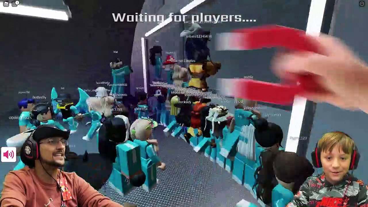 ROBLOX SQUID GAME (Last Man Standing wins 1 Million Robux) FGTeeV Red Light Green Light