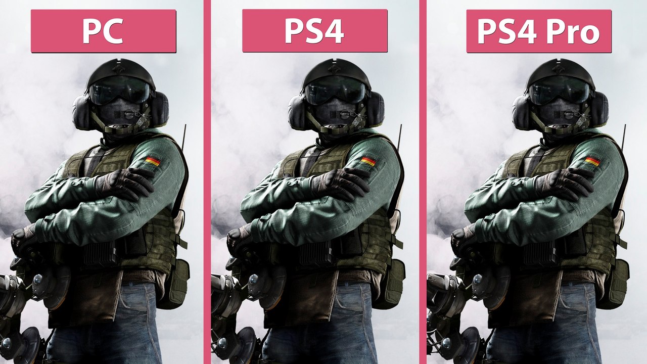 Rainbow Six Siege - PC gegen PS4 und PS4 Pro im Grafikvergleich