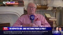 Pour Jean-Marie Le Pen, l'élection de 89 députés RN est 