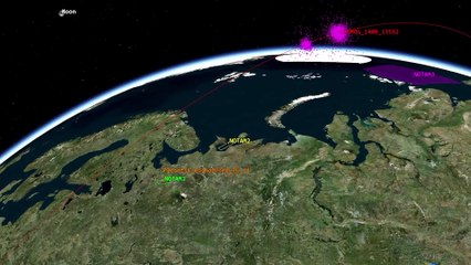 La Estación Espacial evita restos de prueba antisatélite rusa