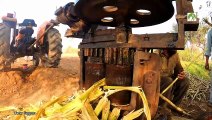 Rural Life Daily Routine Work Making Jaggery