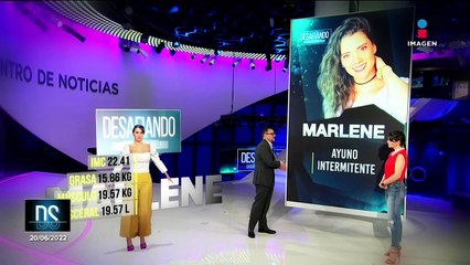 El Dr. Dorado analiza los avances de Marlene en el reto Desafiando la salud