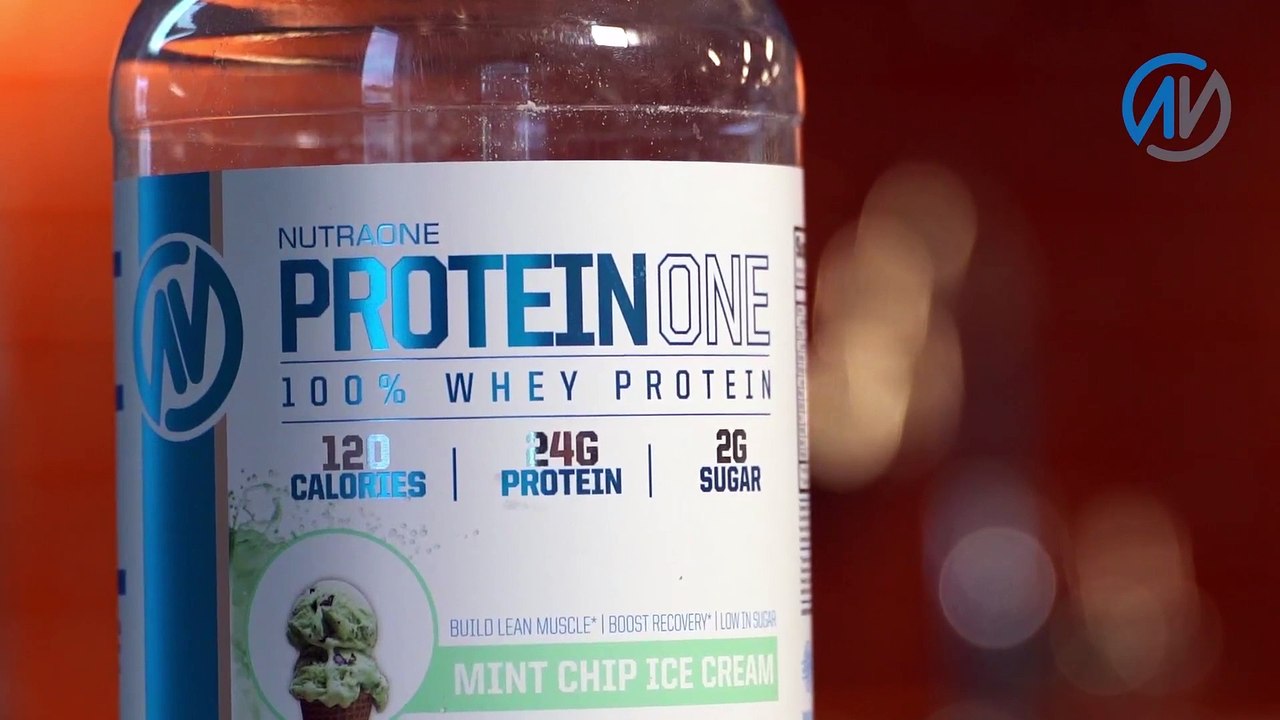 ProteinOne Whey Protein by NutraOne — Promote Recovery and Build Muscle with a Protein Shake Powder for Men & Women (Cookies