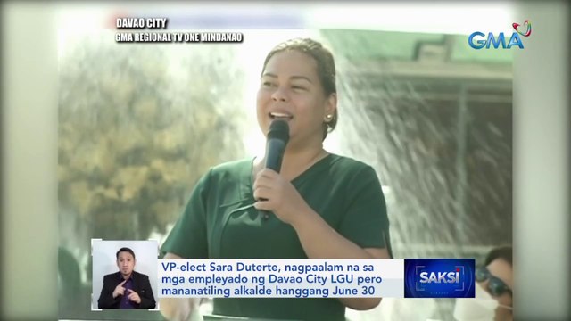 Dagdag na sahod para sa mga guro at 100% face-to-face classes, ilan daw sa mga tututukan ni VP-elect Sara Duterte | Saksi