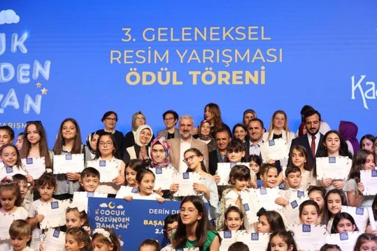 Çocuk Gözünden Ramazan yarışmasında ödüller sahiplerini buldu