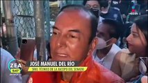 José Manuel del Río Virgen sale de prisión