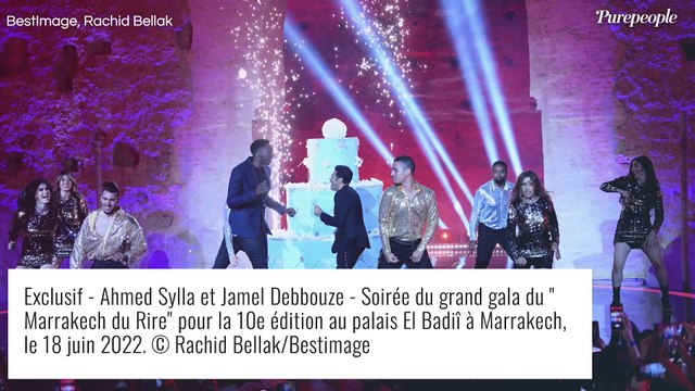 Jamel Debbouze et Mélissa Theuriau, couple rayonnant et soudé au Marrakech du rire !