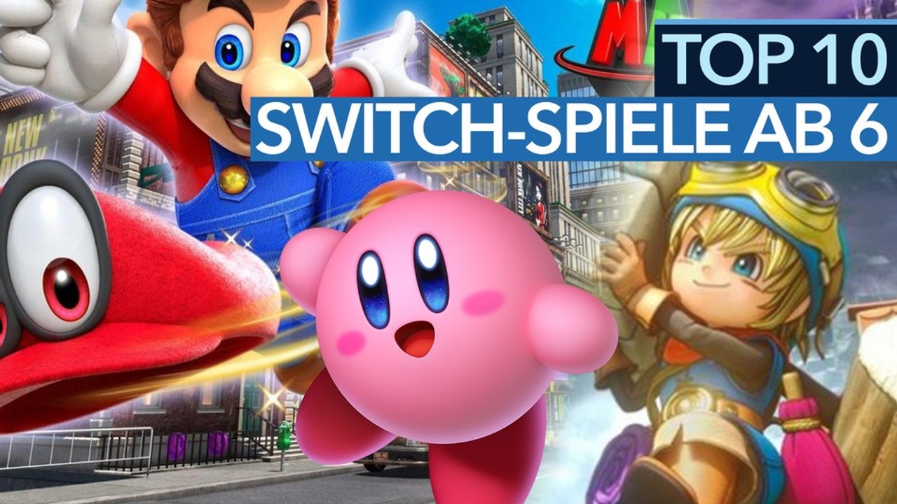 Top 10 Switch-Spiele ab 6 Jahren - Video: Die besten Nintendo-Switch-Spiele für Kinder