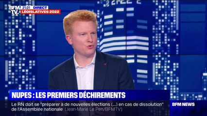 Adrien Quatennens: "Dans un groupe commun ou dans un intergroupe, la Nupes sera une réalité"