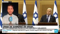Informe desde Jerusalén: Naftali Bennett presentará proyecto para disolver el parlamento