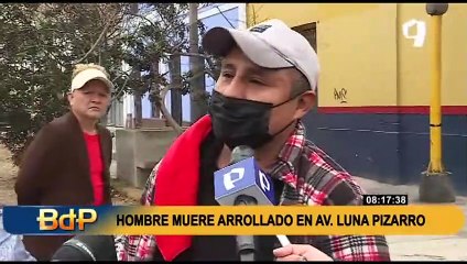 Conductor se da a la fuga tras atropellar a transeúnte en La Victoria