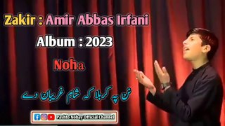Nan Pa Karbala K Sham Ghreeban dy || Zakir Amir Irfani Pashto New Noha 2023 || Pashto Nohay Official