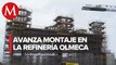 Llegan al puerto de Dos Bocas equipos para refinería Olmeca fabricados en Italia